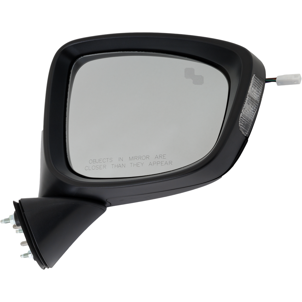 CX-5 14-15 MIRROR RH, Power, Manual Folding, Heated, Paintable, Grand Touring Model, w/ BSD in Glass and In-housing Signal Light, w/o Auto Dimming and Memory