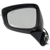 CX-5 14-15 MIRROR LH, Power, Manual Folding, Non-Heated, Paintable, Touring Model, w/ BSD in Glass and In-housing Signal Light, w/o Auto Dimming and Memory