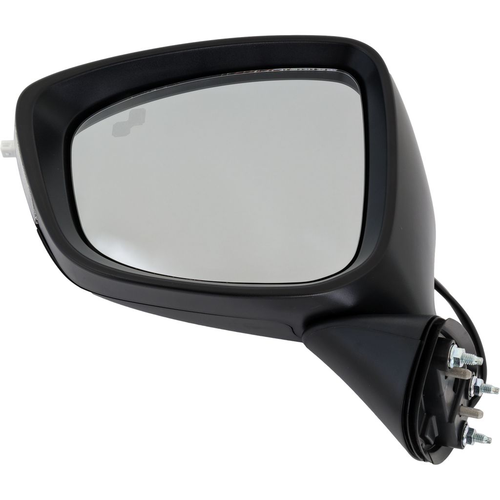 CX-5 14-15 MIRROR LH, Power, Manual Folding, Non-Heated, Paintable, Touring Model, w/ BSD in Glass and In-housing Signal Light, w/o Auto Dimming and Memory