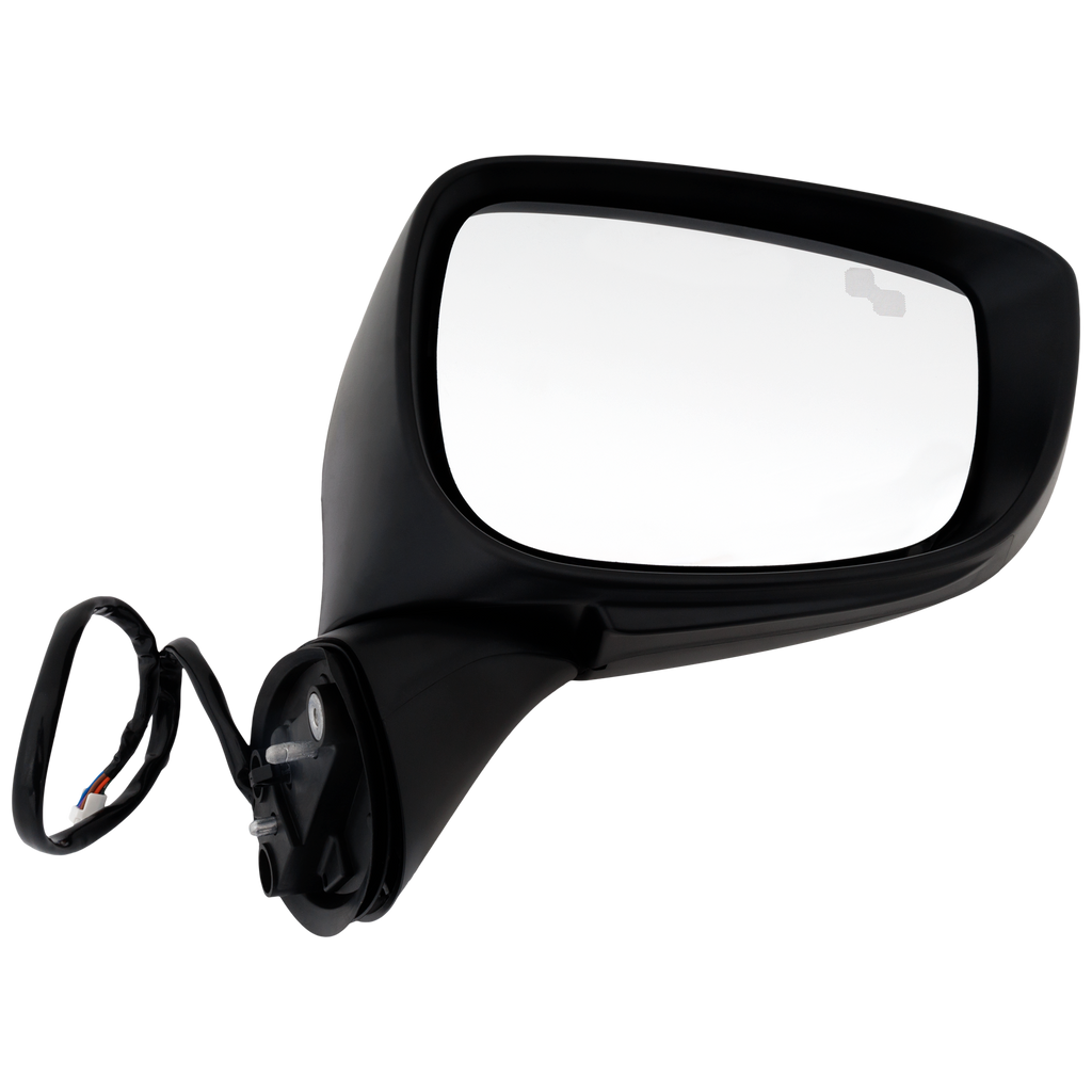 CX-5 15-16 MIRROR RH, Power, Manual Folding, Non-Heated, Paintable, w/ BSD in Glass and In-housing Signal Light, w/o Auto Dimming and Memory