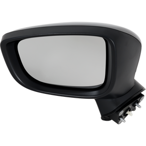 MAZDA 3 17-18 MIRROR LH, Power, Manual Folding, Non-Heated, Paintable, w/ Signal Light, w/o BSD and Memory, Mexico Built Vehicle