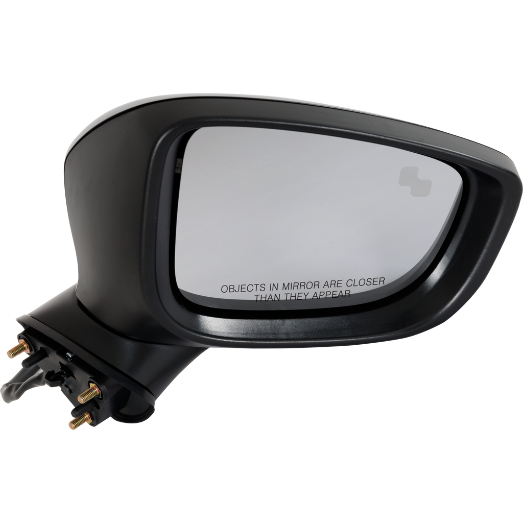 MAZDA 6 17-21 MIRROR RH, Power, Manual Folding, Non-Heated, Paintable, w/ BSD and Signal Light