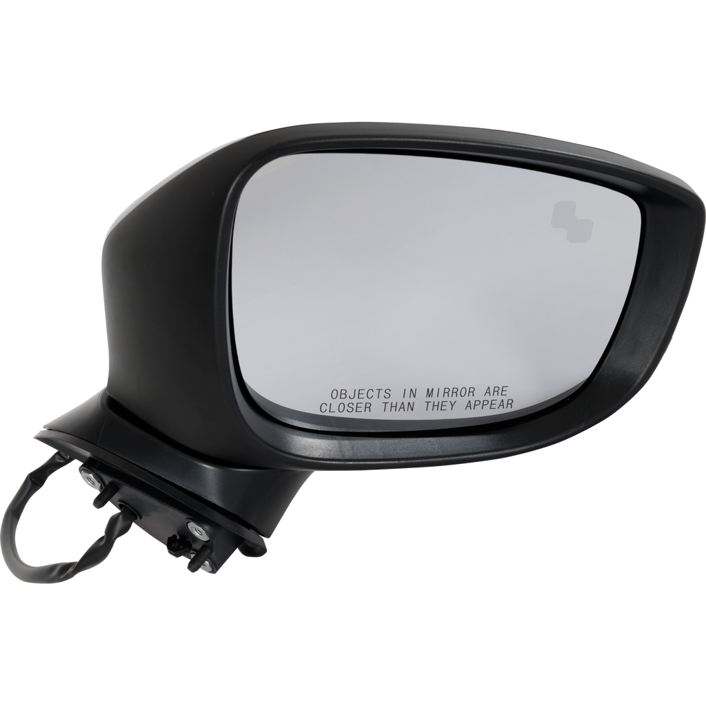 MAZDA 6 17-21 MIRROR RH, Power, Manual Folding, Heated, Paintable, w/ BSD and Signal Light, w/o Auto Dimming