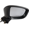 CX-5 17-23 MIRROR RH, Power, Manual Folding, Non-Heated, Paintable, w/ BSD and Signal Light, w/o Auto Dimming and Memory