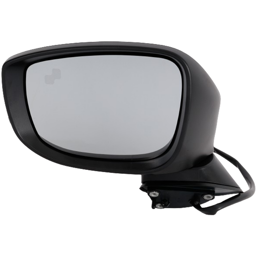 CX-5 17-23 MIRROR LH, Power, Manual Folding, Heated, Paintable, w/ BSD and Signal Light, w/o Auto Dimming and Memory