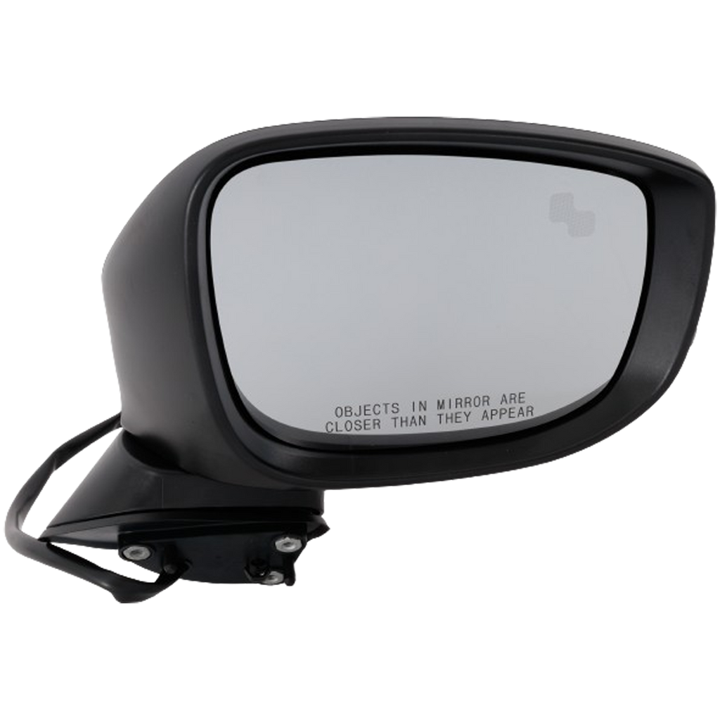 CX-5 17-23 MIRROR RH, Power, Manual Folding, Heated, Paintable, w/ BSD and Signal Light, w/o Auto Dimming and Memory