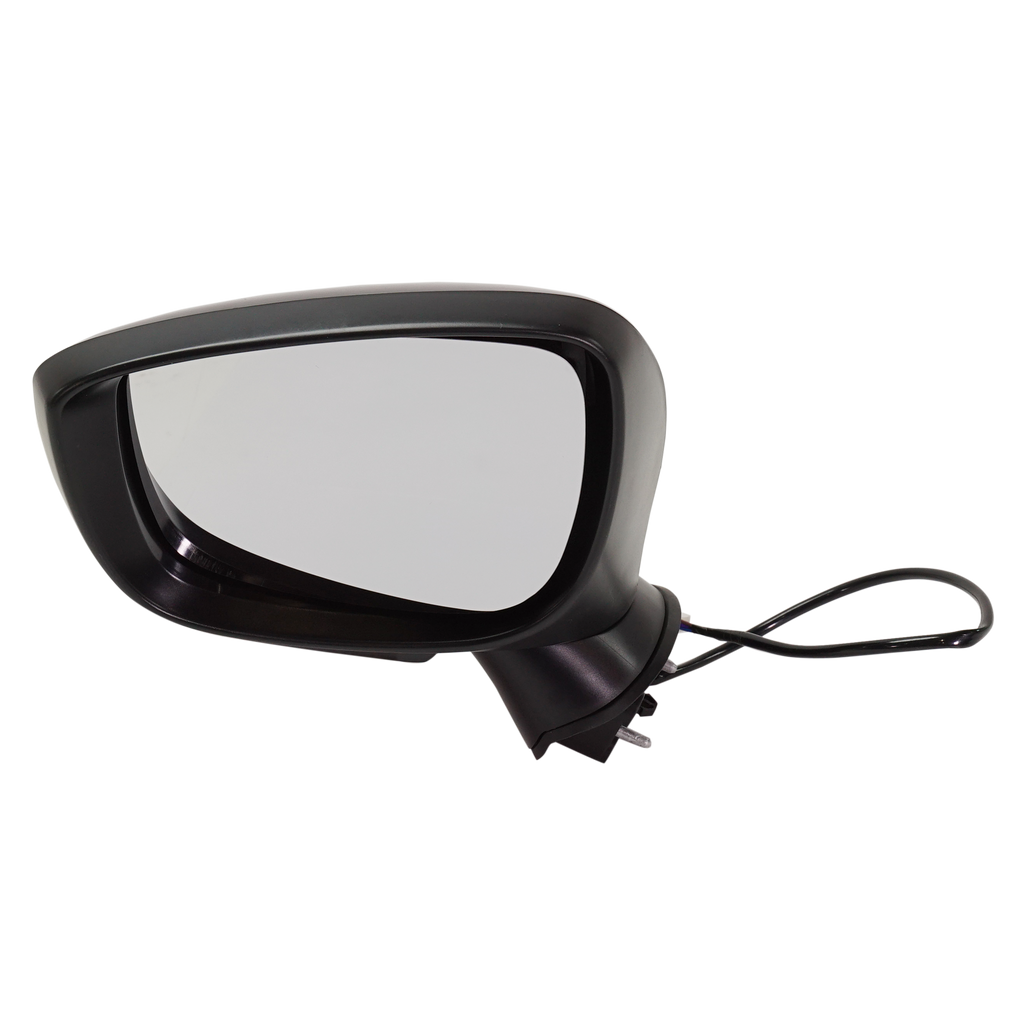 CX-3 16-22 MIRROR LH, Power, Manual Folding, Non-Heated, Paintable, w/o Auto Dimming, BSD, Memory, and Signal Light