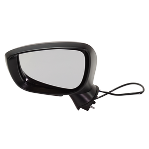 CX-3 16-22 MIRROR LH, Power, Manual Folding, Non-Heated, Paintable, w/o Auto Dimming, BSD, Memory, and Signal Light