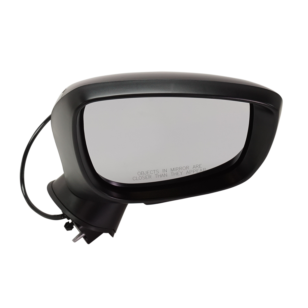 CX-3 16-22 MIRROR RH, Power, Manual Folding, Non-Heated, Paintable, w/o Auto Dimming, BSD, Memory, and Signal Light