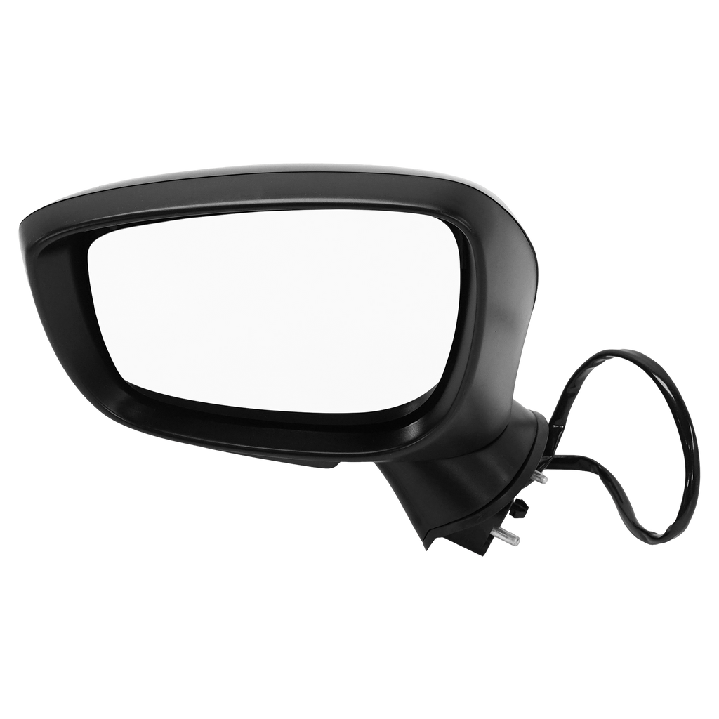 CX-3 16-22 MIRROR LH, Power, Manual Folding, Heated, Paintable, w/ In-housing Signal Light, w/o Auto Dimming, BSD, and Memory