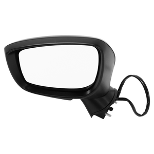 CX-3 16-22 MIRROR LH, Power, Manual Folding, Heated, Paintable, w/ In-housing Signal Light, w/o Auto Dimming, BSD, and Memory