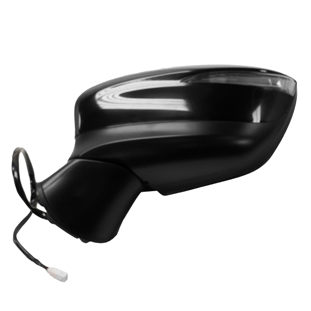 CX-3 16-22 MIRROR LH, Power, Manual Folding, Heated, Paintable, w/ In-housing Signal Light, w/o Auto Dimming, BSD, and Memory