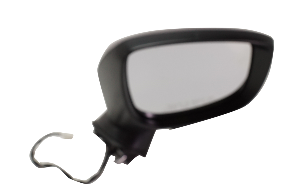 CX-3 16-22 MIRROR RH, Power, Manual Folding, Non-Heated, Paintable, w/ In-housing Signal Light, w/o Auto Dimming, BSD, and Memory