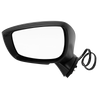 CX-5 15-16 MIRROR LH, Power, Manual Folding, Heated, Paintable, w/ In-housing Signal Light, w/o Auto Dimming, BSD, and Memory