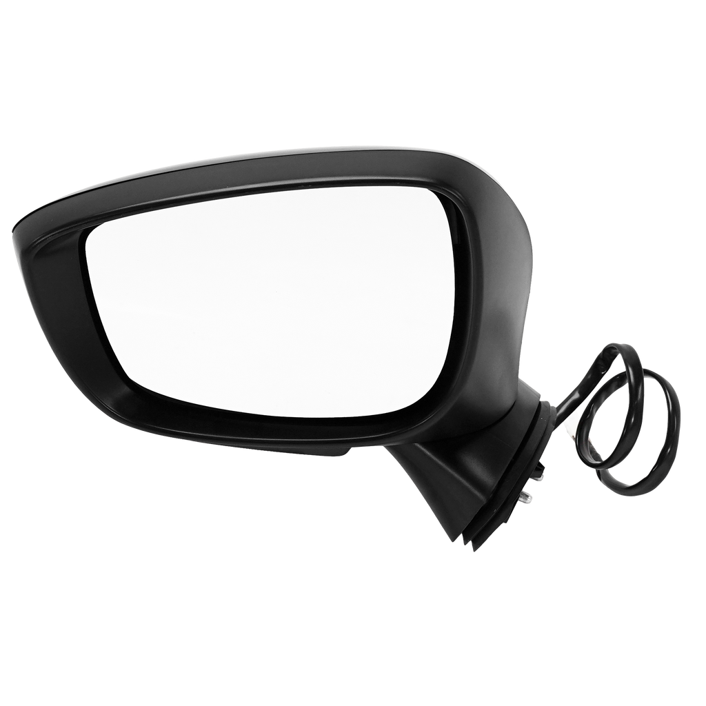 CX-5 15-16 MIRROR LH, Power, Manual Folding, Heated, Paintable, w/ In-housing Signal Light, w/o Auto Dimming, BSD, and Memory