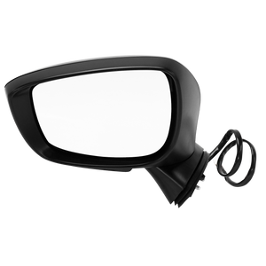 CX-5 15-16 MIRROR LH, Power, Manual Folding, Heated, Paintable, w/ In-housing Signal Light, w/o Auto Dimming, BSD, and Memory