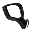 CX-5 15-16 MIRROR LH, Power, Manual Folding, Heated, Paintable, w/ In-housing Signal Light, w/o Auto Dimming, BSD, and Memory