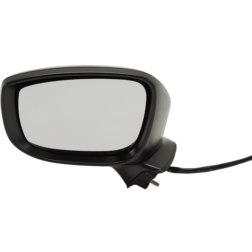 CX-9 16-17 MIRROR LH, Power, Manual Folding, Heated, Paintable, w/ In-housing Signal Light, w/o Auto Dimming, BSD, and Memory