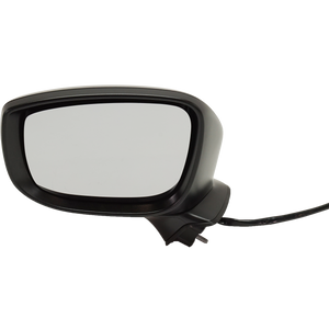 CX-9 16-17 MIRROR LH, Power, Manual Folding, Heated, Paintable, w/ In-housing Signal Light, w/o Auto Dimming, BSD, and Memory