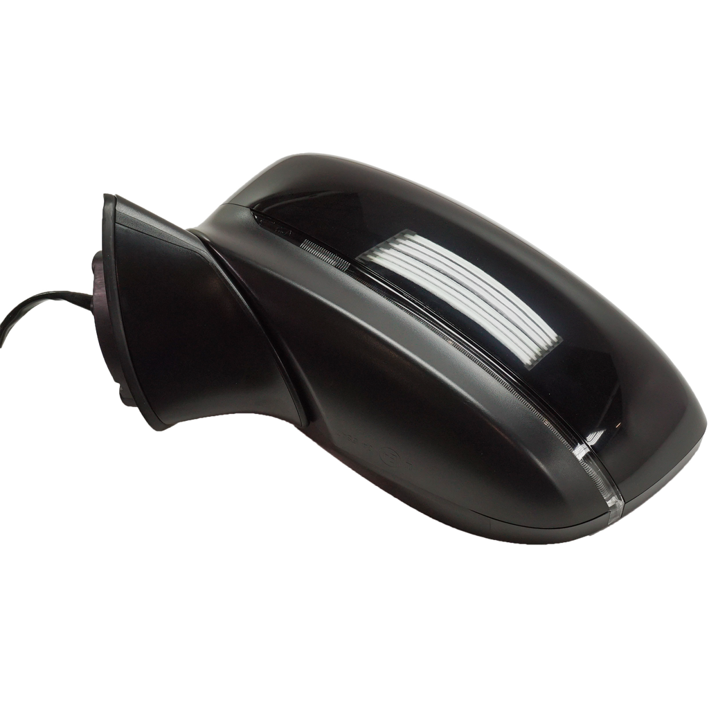 CX-9 16-17 MIRROR LH, Power, Manual Folding, Heated, Paintable, w/ In-housing Signal Light, w/o Auto Dimming, BSD, and Memory