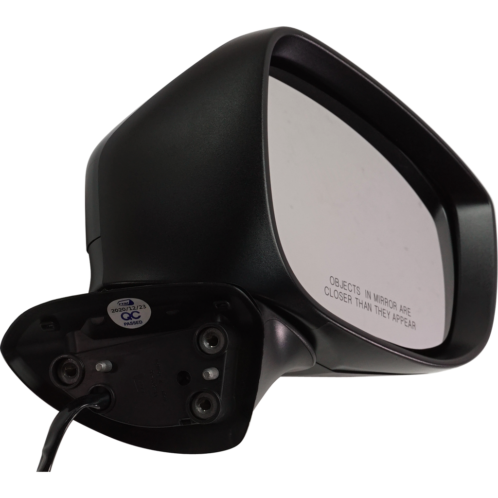 CX-9 16-17 MIRROR RH, Power, Manual Folding, Heated, Paintable, w/ In-housing Signal Light, w/o Auto Dimming, BSD, and Memory