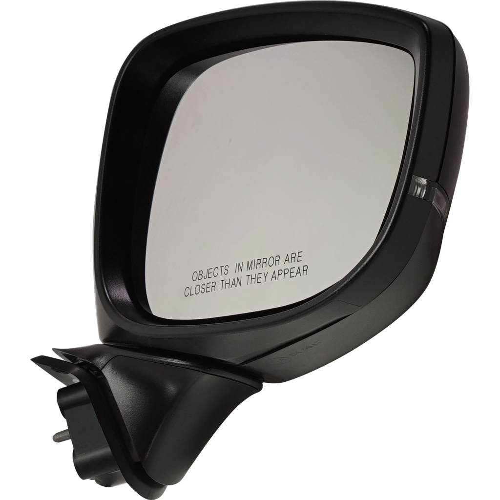 CX-9 16-17 MIRROR RH, Power, Manual Folding, Heated, Paintable, w/ In-housing Signal Light, w/o Auto Dimming, BSD, and Memory