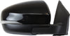 CX-9 10-15 MIRROR RH, Power, Manual Folding, Heated, Paintable, w/ In-housing Signal Light, w/o Auto Dimming, BSD, and Memory
