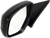CX-9 10-15 MIRROR LH, Power, Manual Folding, Heated, Paintable, w/o Auto Dimming, BSD, Memory, and Signal Light