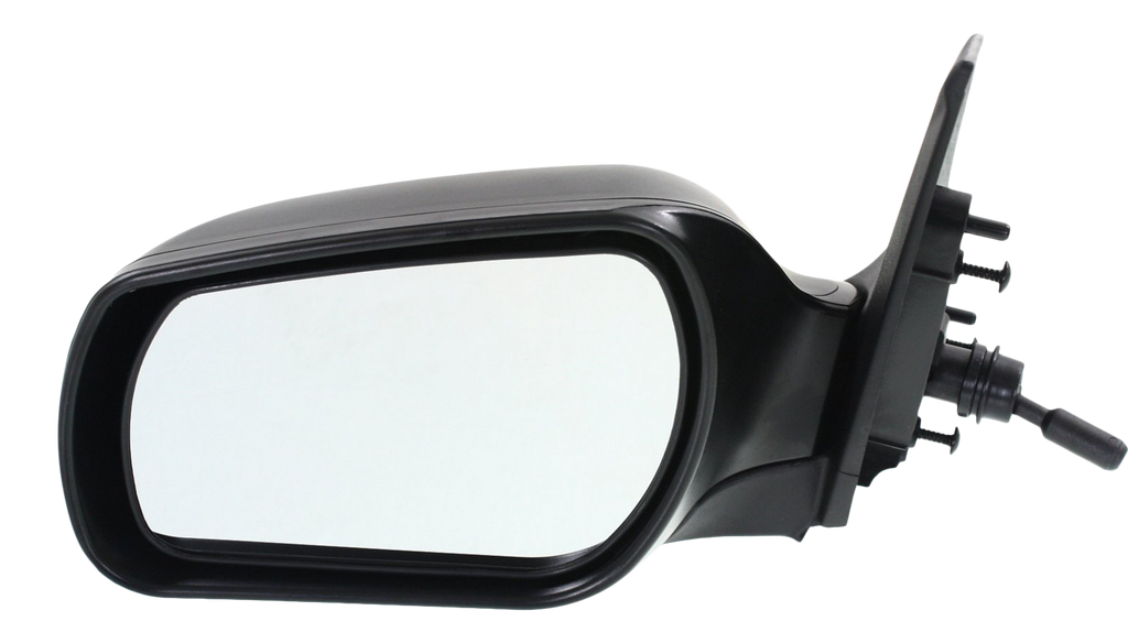 MAZDA 3 04-09 MIRROR LH, Manual Remote, Manual Folding, Non-Heated, Paintable