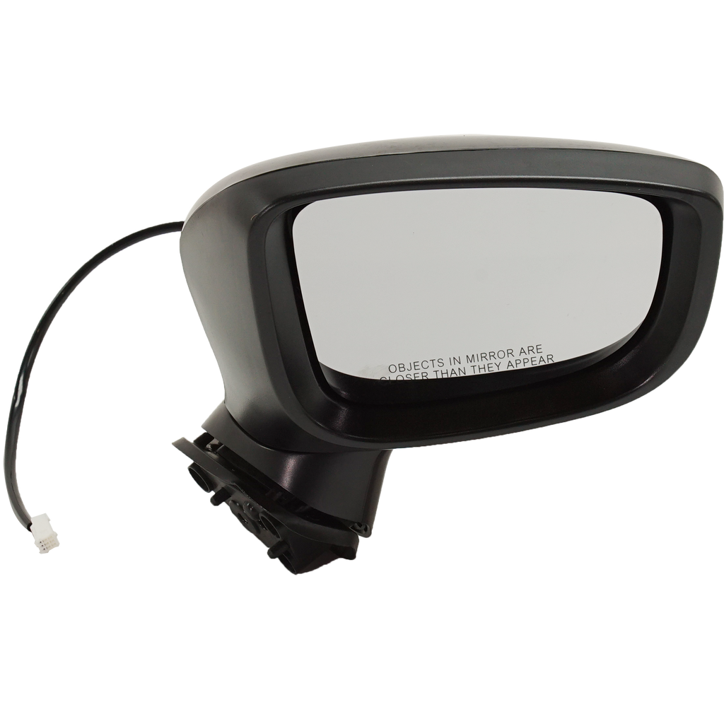 MAZDA 3 17-18 MIRROR RH, Power, Manual Folding, Non-Heated, Paintable, w/o BSD and Signal Light, Japan Built Vehicle
