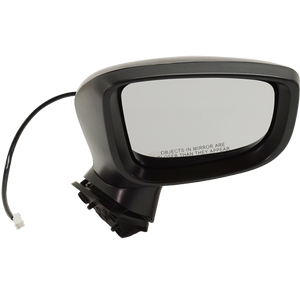 MAZDA 3 17-18 MIRROR RH, Power, Manual Folding, Non-Heated, Paintable, w/o BSD and Signal Light, Japan Built Vehicle