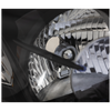 ECLIPSE 06-09 CLEAR HEAD LAMP RH AND LH, Lens and Housing, Black Interior