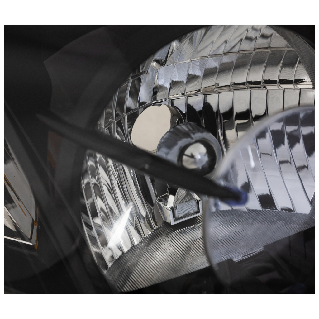 ECLIPSE 06-09 CLEAR HEAD LAMP RH AND LH, Lens and Housing, Black Interior