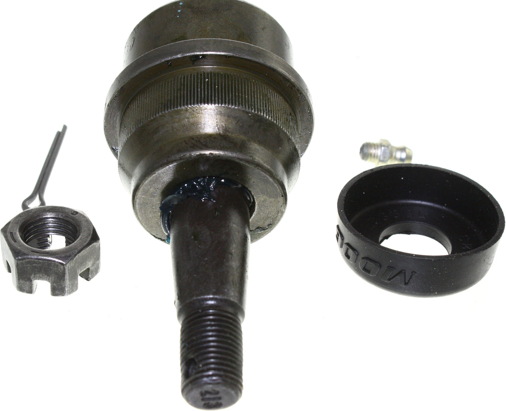 MOOG BALL JOINT, SOLD INDIVIDUALLY -- Includes mounting hardware and ball joint boots that prevent c