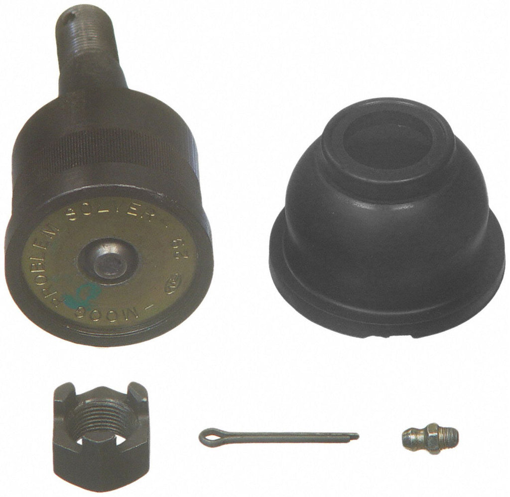 MOOG BALL JOINT, SOLD INDIVIDUALLY -- Includes mounting hardware and ball joint boots that prevent c