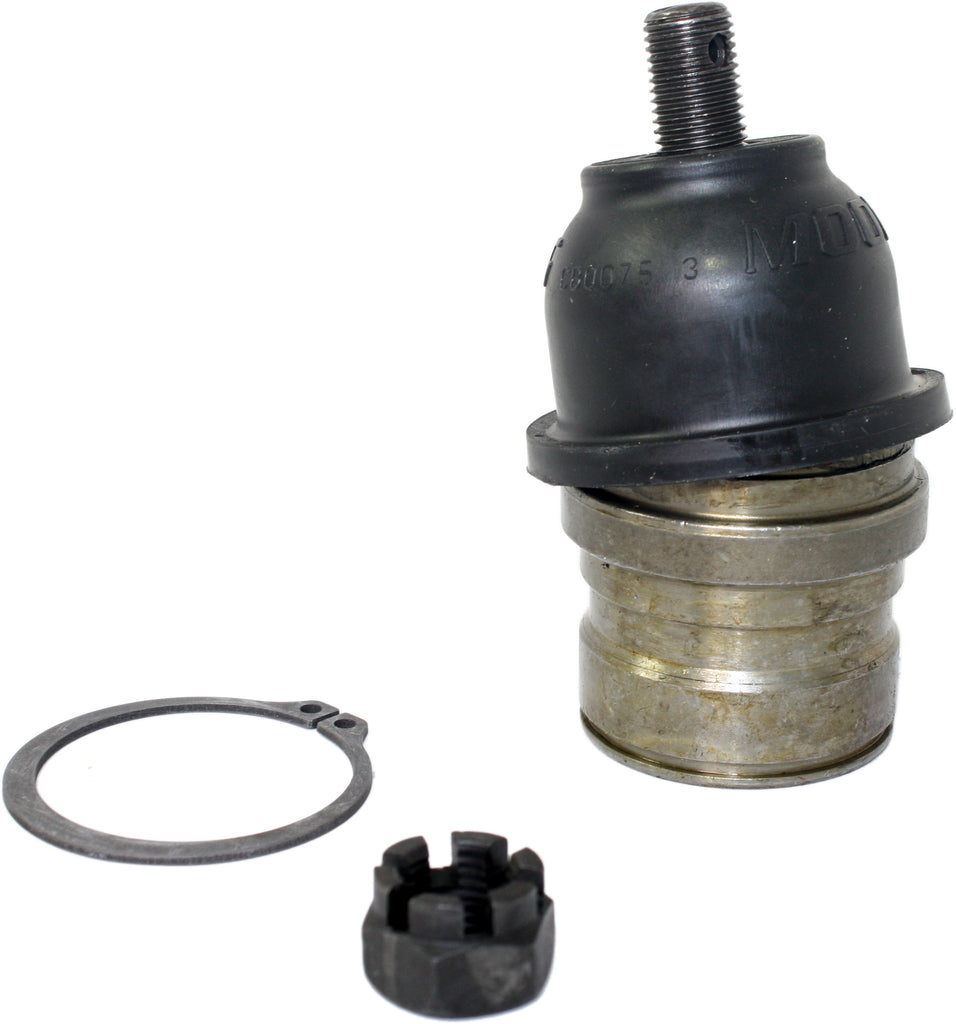 MOOG BALL JOINT, SOLD INDIVIDUALLY -- Includes mounting hardware and ball joint boots that prevent c