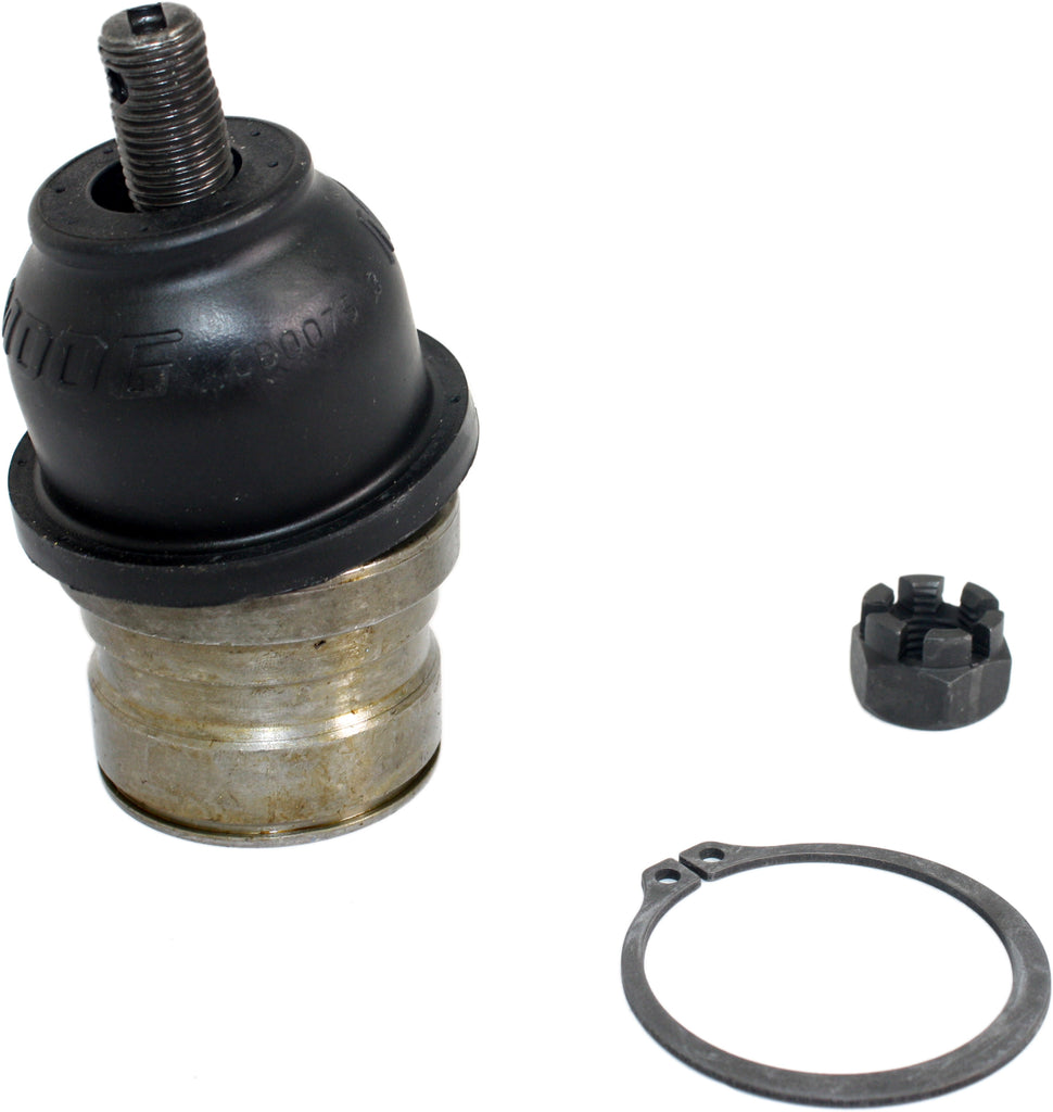 MOOG BALL JOINT, SOLD INDIVIDUALLY -- Includes mounting hardware and ball joint boots that prevent c