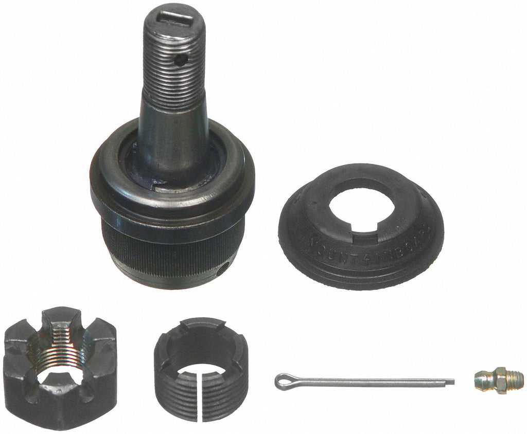 MOOG BALL JOINT, SOLD INDIVIDUALLY -- Includes mounting hardware and ball joint boots that prevent c