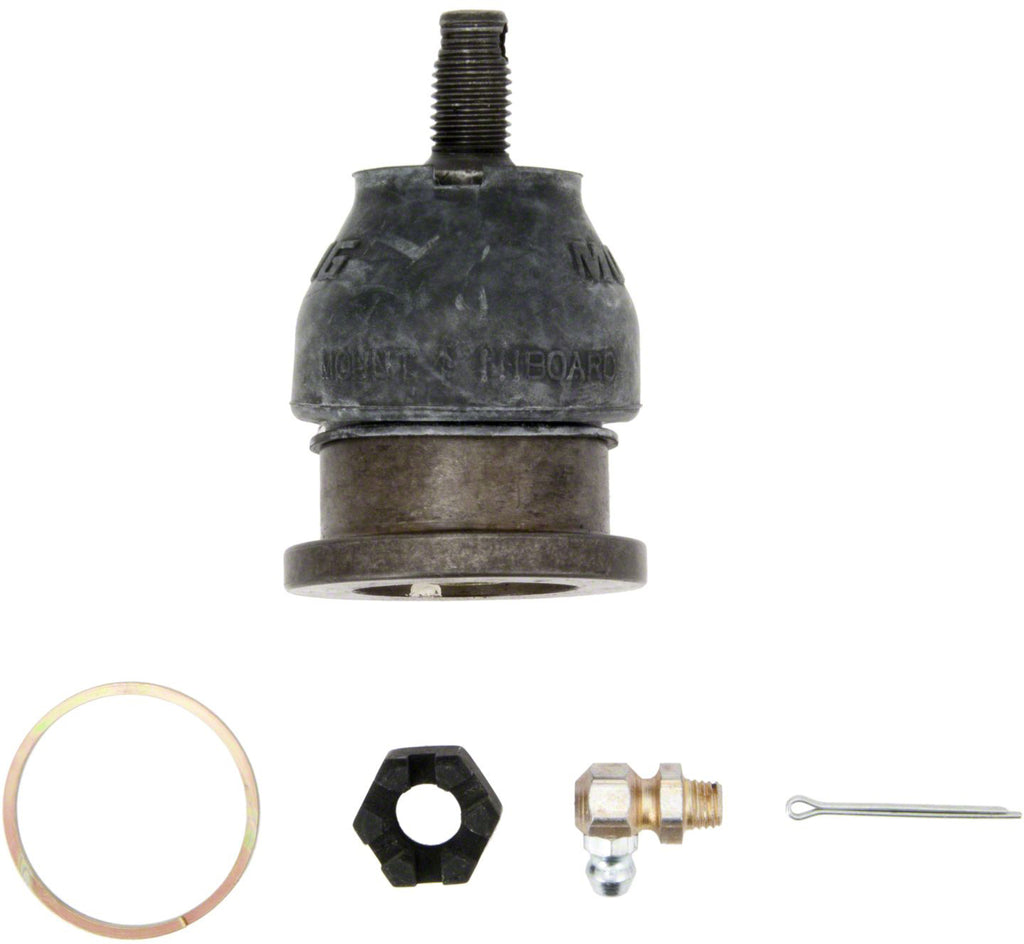 MOOG BALL JOINT, SOLD INDIVIDUALLY -- Includes mounting hardware and ball joint boots that prevent c