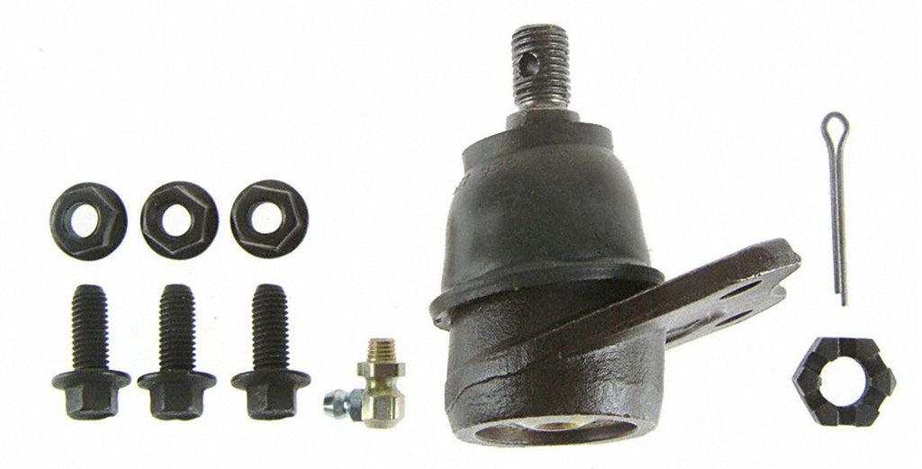 MOOG BALL JOINT, SOLD INDIVIDUALLY -- Includes mounting hardware and ball joint boots that prevent c