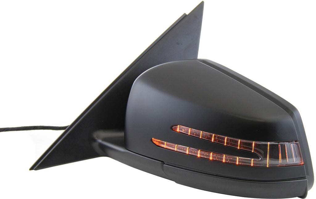 C-CLASS 12-14 MIRROR LH, Power, Manual Folding, Heated, Paintable, w/ Memory and Signal Light, w/o Auto Dimming, BSD, and Puddle Light
