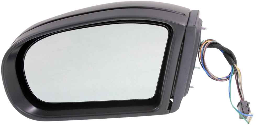 E-CLASS 03-06 MIRROR LH, Power, Manual Folding, Heated, Paintable, w/ In-housing Signal Light, w/o Auto Dimming, BSD, and Memory