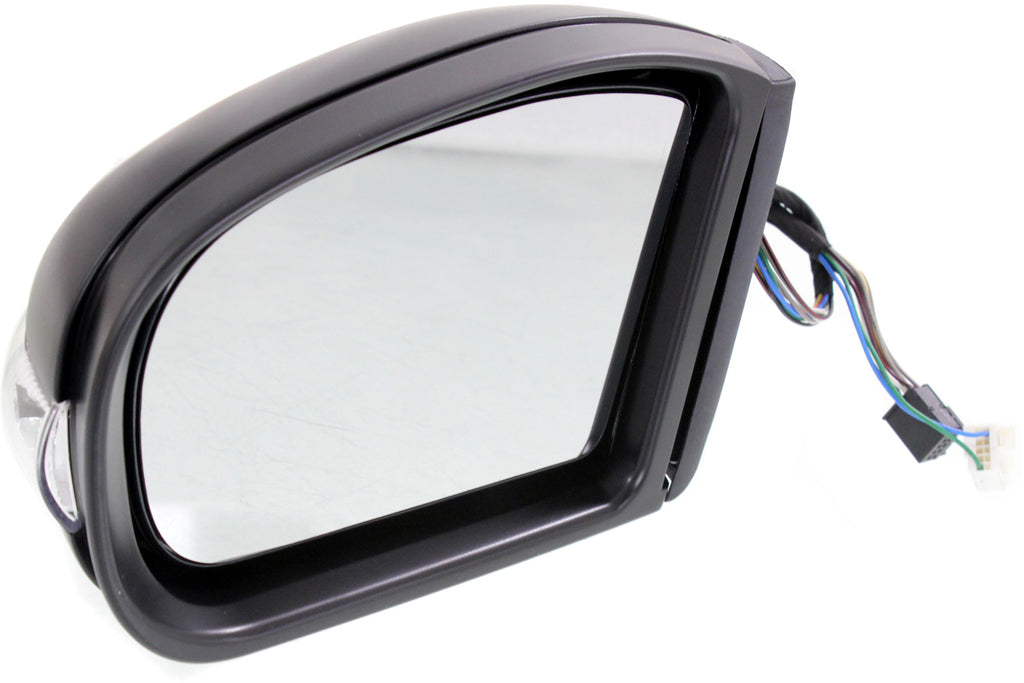 E-CLASS 03-06 MIRROR LH, Power, Manual Folding, Heated, Paintable, w/ In-housing Signal Light, w/o Auto Dimming, BSD, and Memory
