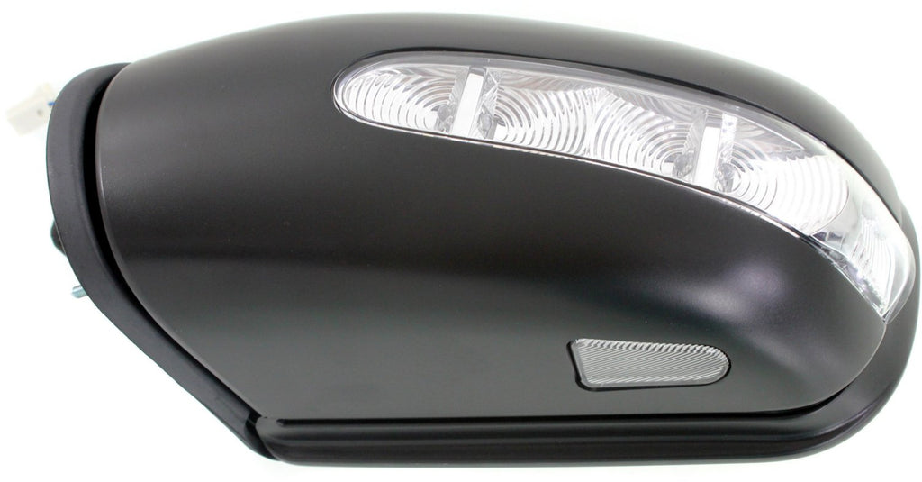 E-CLASS 03-06 MIRROR LH, Power, Manual Folding, Heated, Paintable, w/ In-housing Signal Light, w/o Auto Dimming, BSD, and Memory