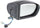 E-CLASS 03-06 MIRROR RH, Power, Manual Folding, Heated, Paintable, w/ In-housing Signal Light, w/o Auto Dimming, BSD, and Memory