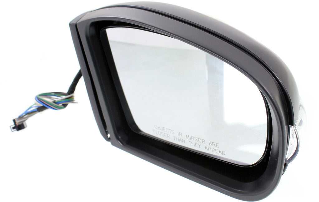 E-CLASS 03-06 MIRROR RH, Power, Manual Folding, Heated, Paintable, w/ In-housing Signal Light, w/o Auto Dimming, BSD, and Memory