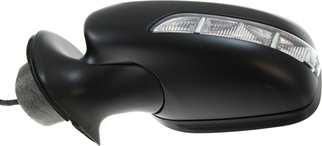 E-CLASS 07-09 MIRROR LH, Power, Manual Folding, Heated, Paintable, w/ In-housing Signal Light and Memory, w/o Auto Dimming and BSD