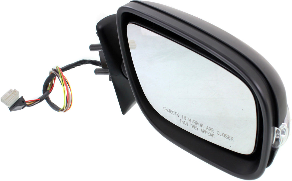 E-CLASS 07-09 MIRROR RH, Power, Manual Folding, Heated, Paintable, w/ In-housing Signal Light and Memory, w/o Auto Dimming and BSD