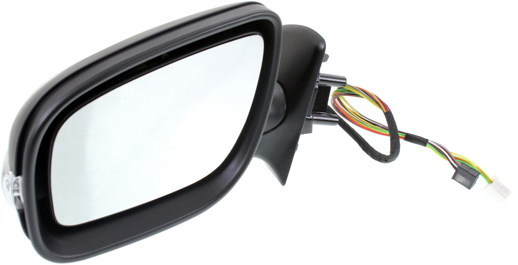 E-CLASS 07-09 MIRROR LH, Power, Power Folding, Heated, Paintable, w/ In-housing Signal Light and Memory, w/o Auto Dimming and BSD