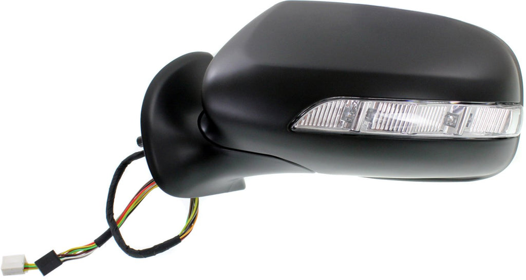 E-CLASS 07-09 MIRROR LH, Power, Power Folding, Heated, Paintable, w/ In-housing Signal Light and Memory, w/o Auto Dimming and BSD